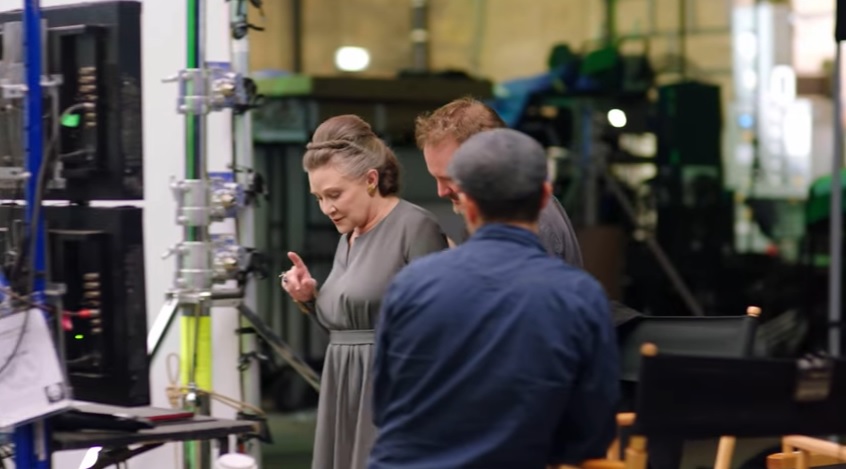 Primeras imágenes de Carrie Fisher en el Episodio VIII de Star Wars | Star Wars | Youtube