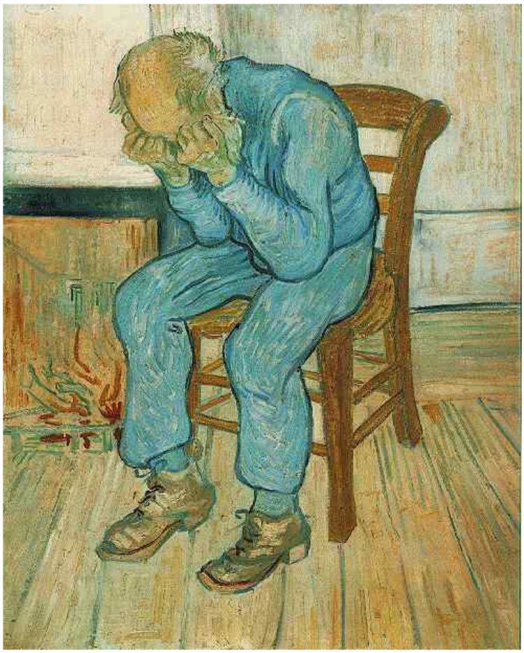 Anciano en pena | Van Gogh