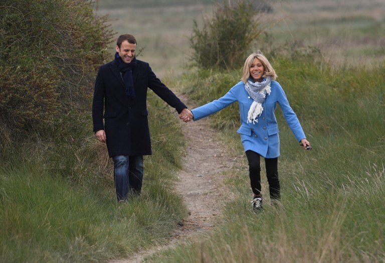 Emmanuel y Brigitte Macron | Eric Feferberg | AFP
