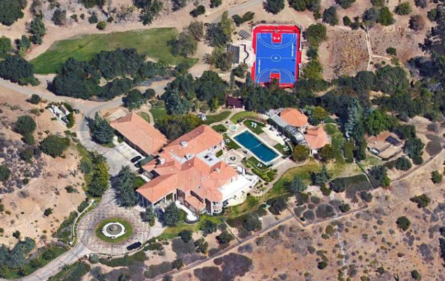 La casa de Jamie Foxx en Los Ángeles, CAlifornia, EE.UU - Google Maps