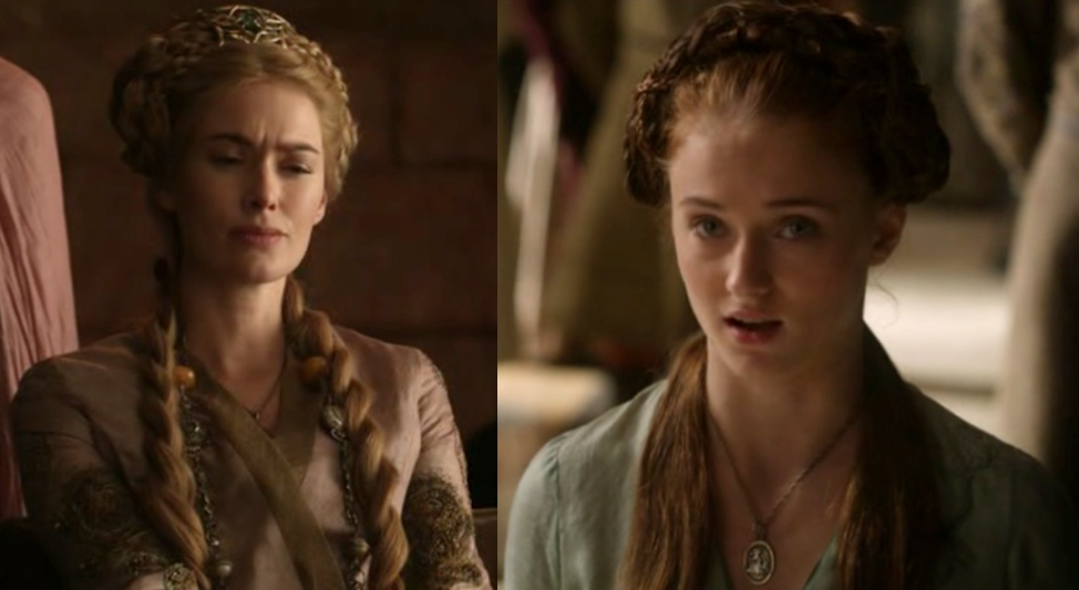 Cersei Lannister (izquierda) y Sansa Stark (derecha) | Game of Thrones