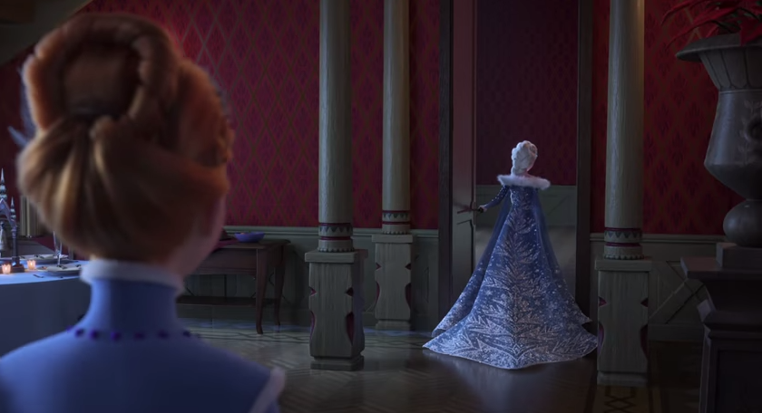 Elsa y Anna en "Olafs Frozen Adventure"