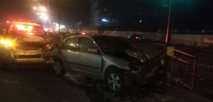 Un lesionado deja colisión múltiple en Avenida Costanera de ... - BioBioChile