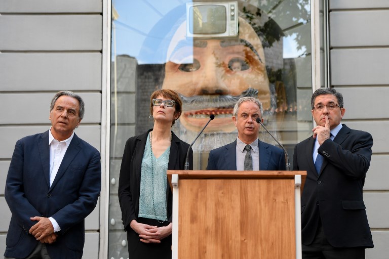Conferencia de prensa de los abogados de Fundación Dalí | | Agencia AFP | Lluis Gene