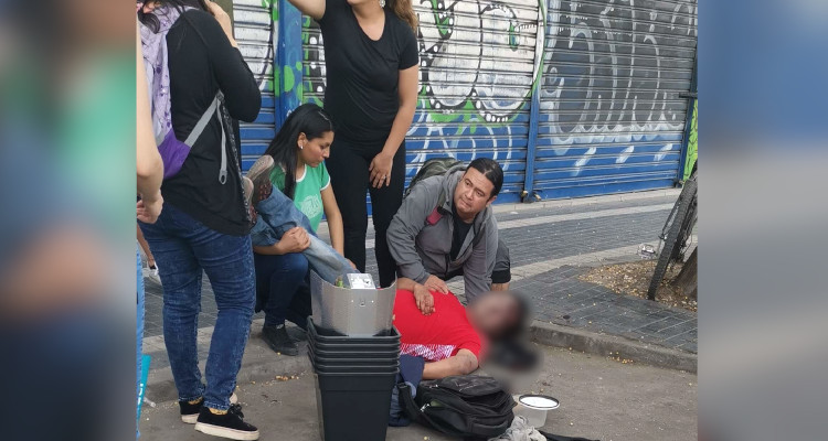 Hombre es baleado en su rostro por comerciante luego que turba intentara saquear su local en P. Alto