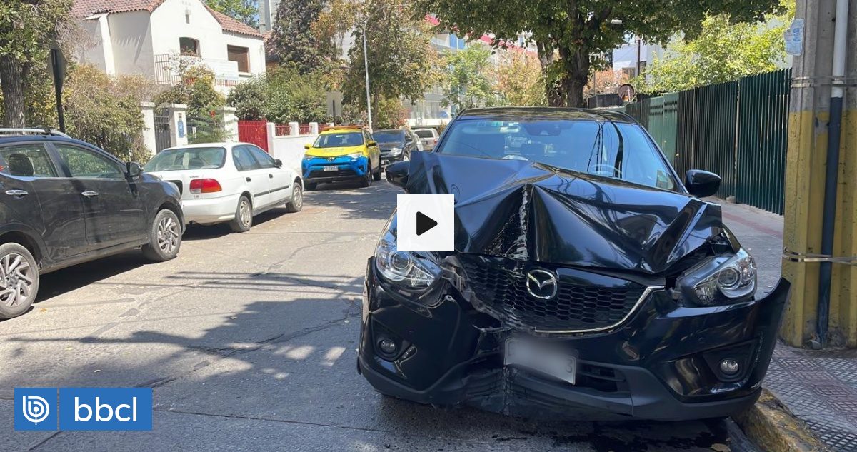 Dos detenidos tras portonazo en Providencia marido de la víctima se