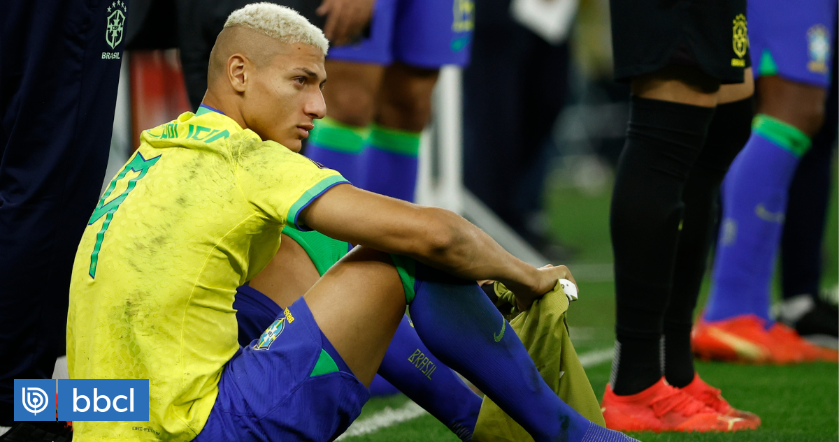 Richarlison llora la eliminación de Brasil en el Mundial Creamos