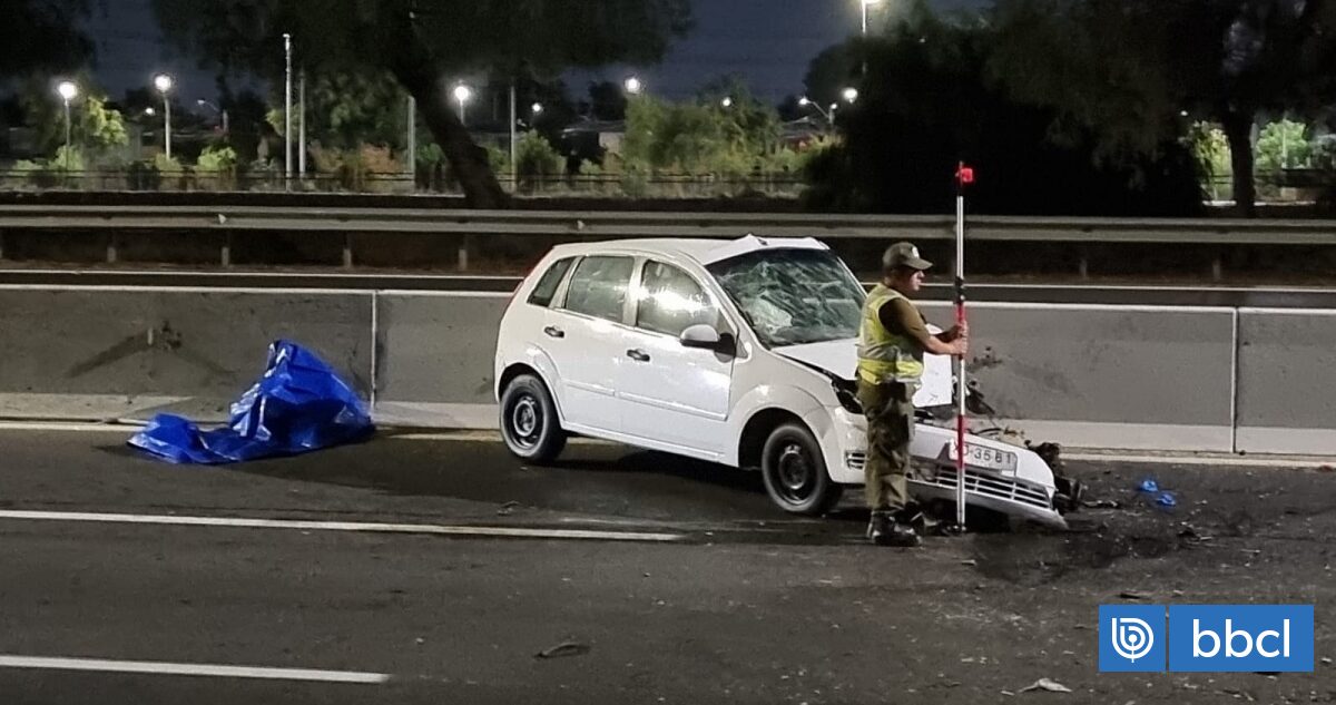 Conductor Muere Tras Ingresar Contra El Tr Nsito A La Costanera Norte Y