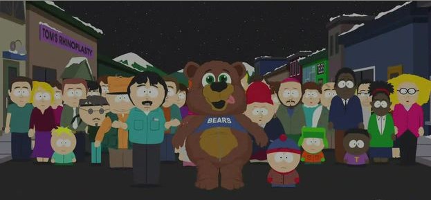 Capitulo en que se ve a Mahoma disfrazado de Oso