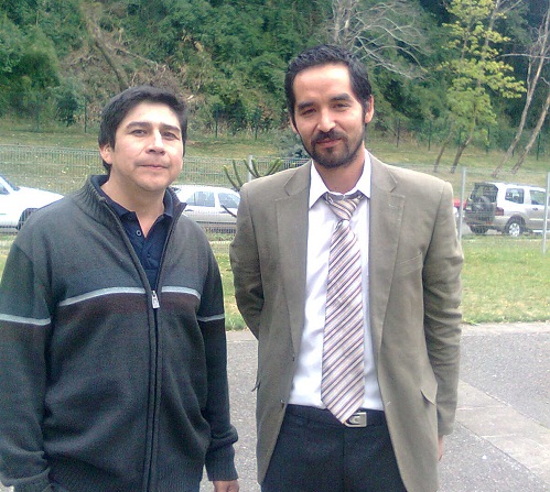 Luis Tralcal y abogado | Luis Vergara