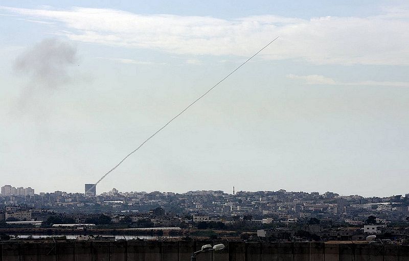 Proyectil disparado desde Gaza | Wikimedia