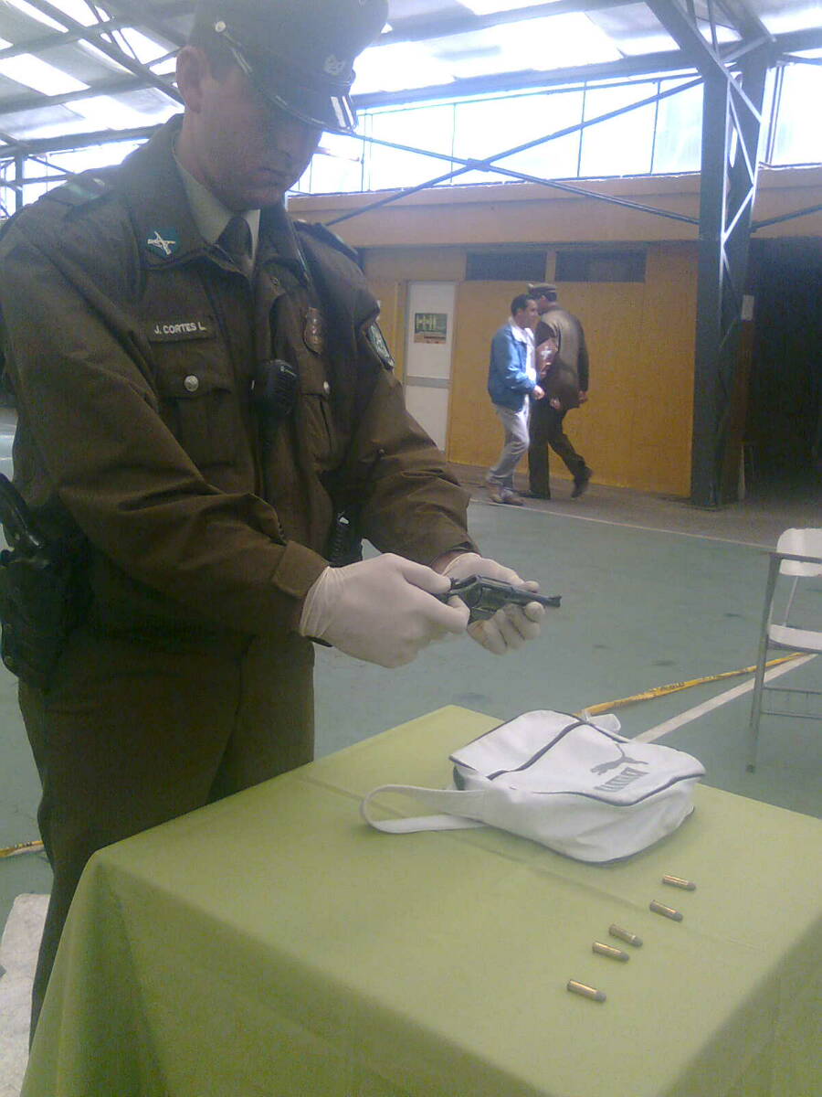 Arma incautada | Pedro Cid