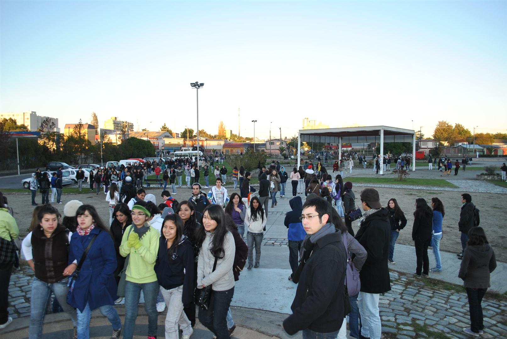 Llegada Alumnos a Ensayo PSU | USS