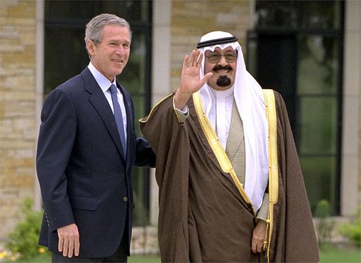 George Bush junto al rey Abdalá | WIkipedia (CC)