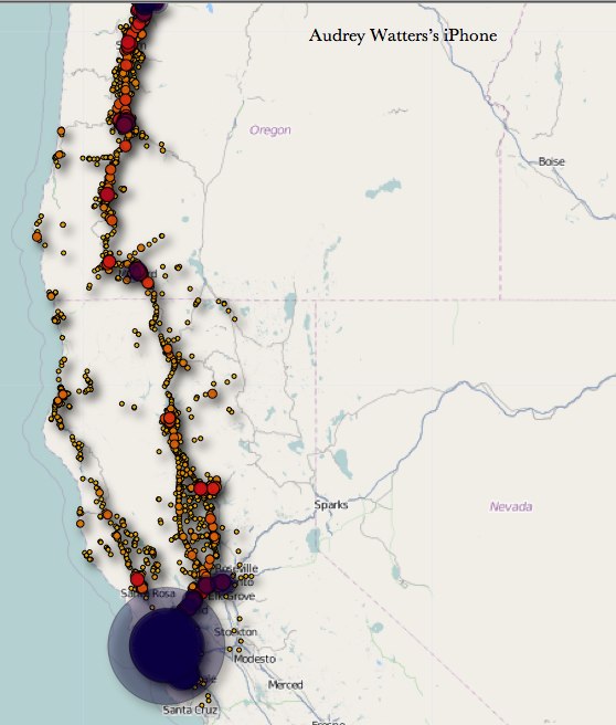 Mapa revelado por los investigadores