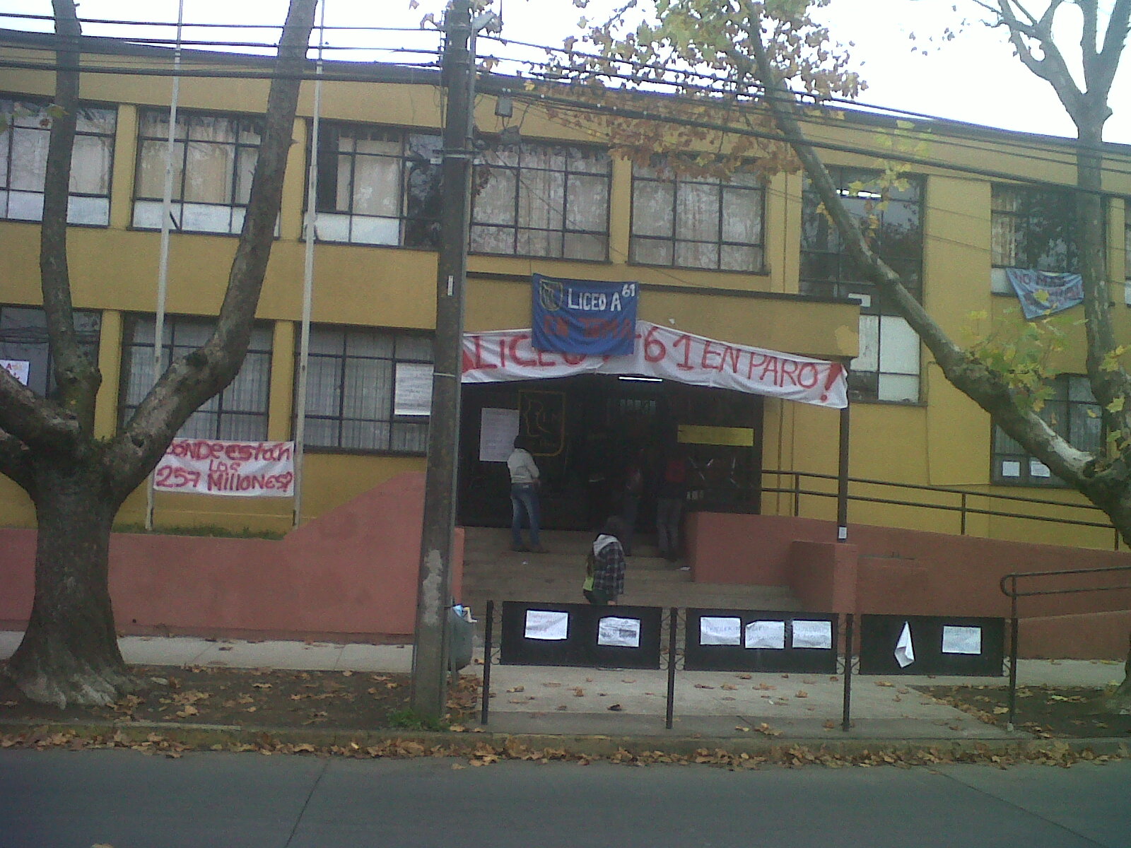 Liceo en toma (archivo) | Néstor Aburto