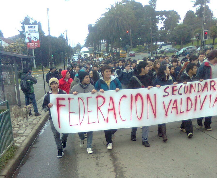 Marcha en Valdivia