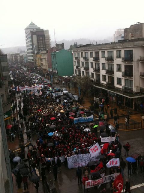 Marcha en Concepción| @milecaros en Yfrog
