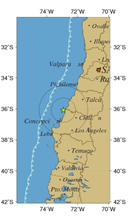 Imagen del sismo