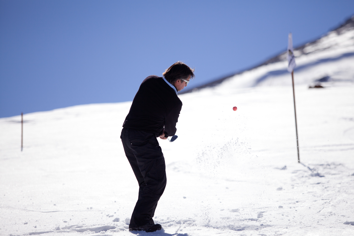 Golf en la nieve
