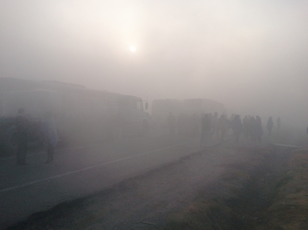 Niebla y humo en ruta 68 | Claudio Cabello