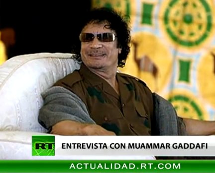 Muamar Gadafi en YT