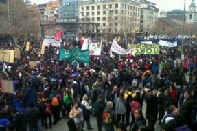 Marcha estudiantil | Benjamín Ahumada (RBB)