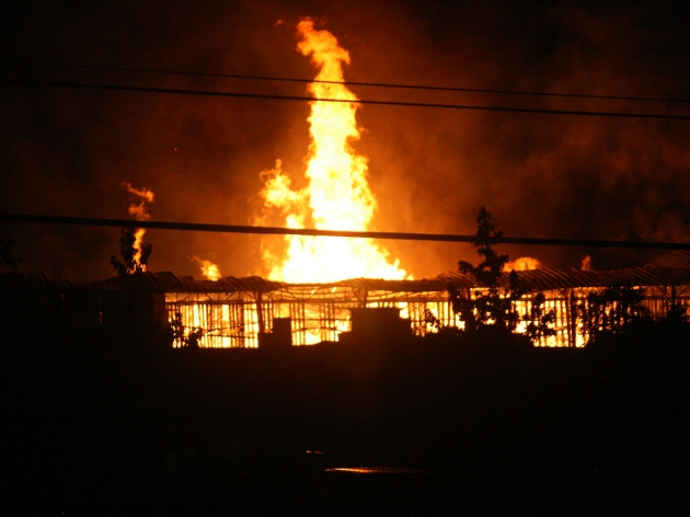 Incendio en Fabrica Agricola Talca | Gonzalo Vega V