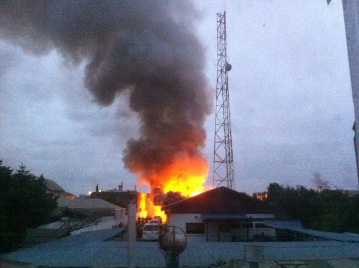 Incendio en PDI | Cortesía de Alex Jara