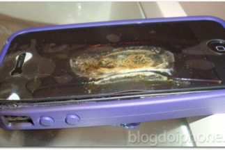 Así quedó el iPhone que se quemó mientras se cargaba