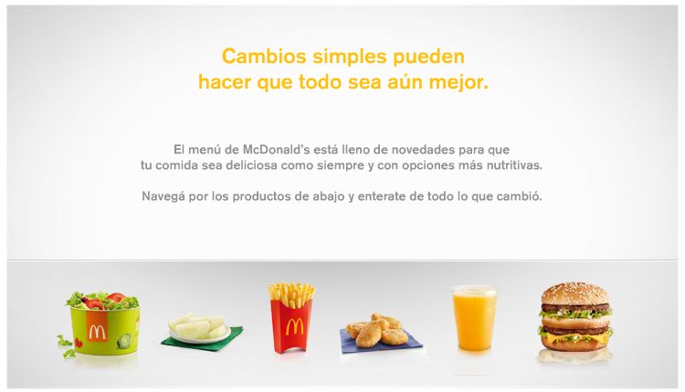 Captura de pantalla McDonals