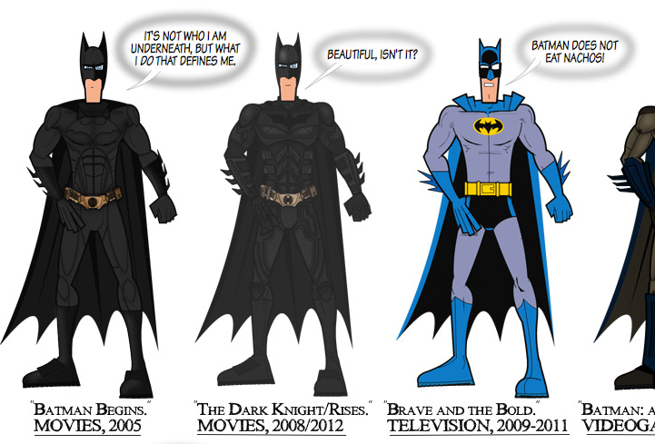 Infografía muestra en detalle la evolución del traje de Batman desde su  debut en 1939 | Notas | BioBioChile