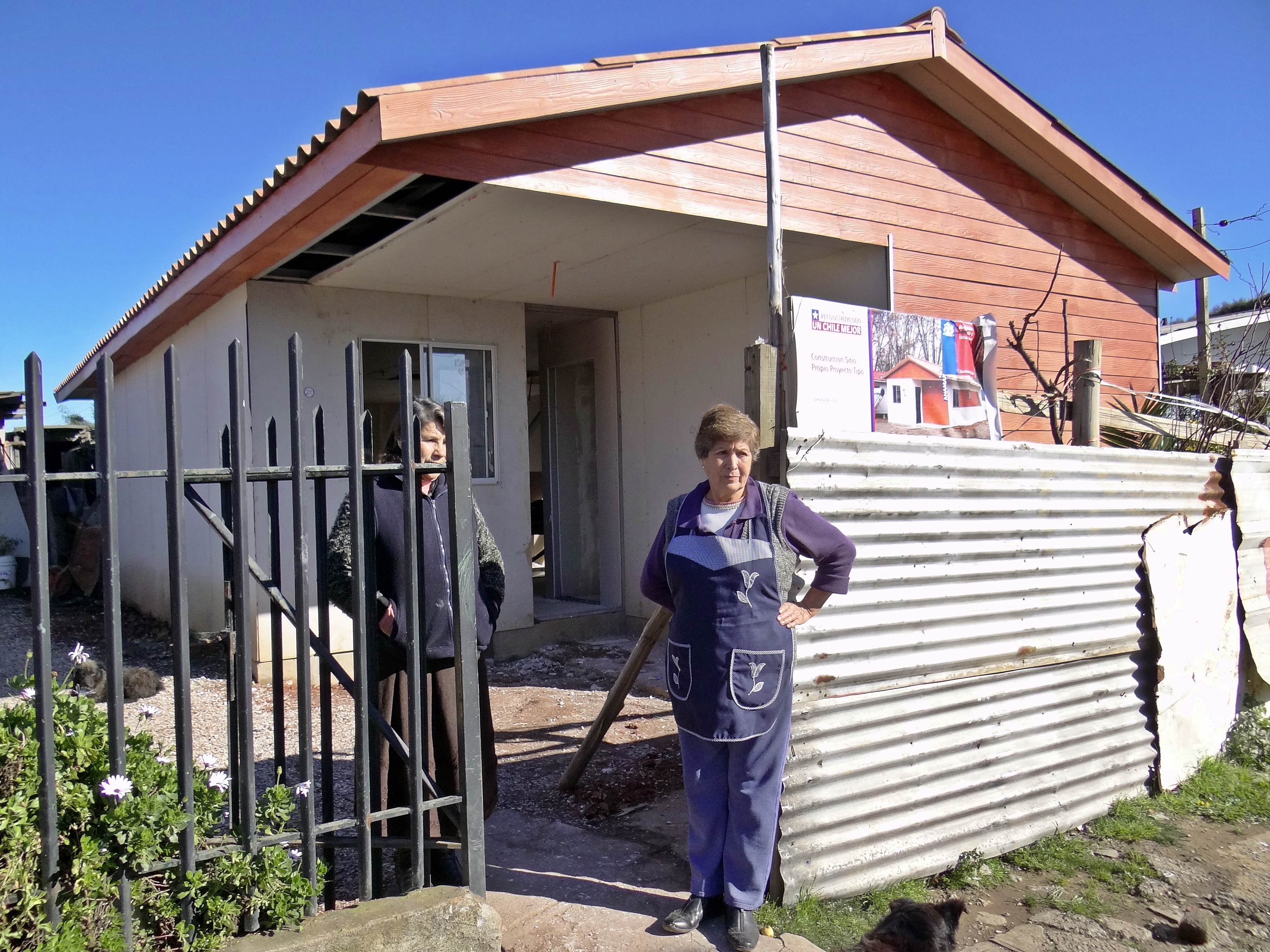 Viviendas en reconstrucción