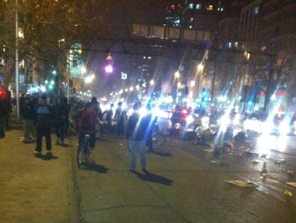 Manifestaciones en la Alameda | Claudio Hernández vía Twitter