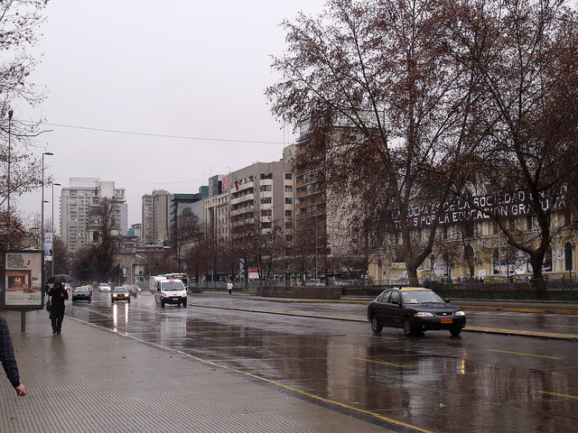 Santiago frío | José González Spaudo en Flickr