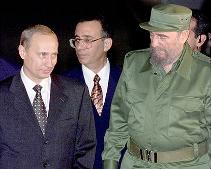 Vladimir Putin con Fidel Castro | Wikimedia Commons