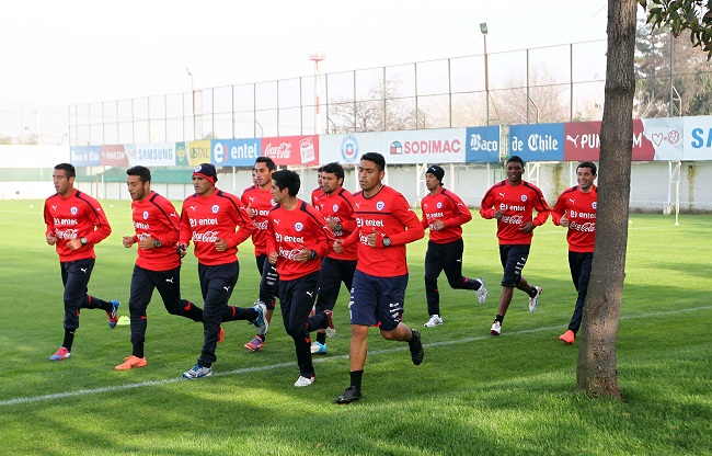 Entrenamiento selección | Carlos Parra, ANFP