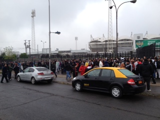 Hinchas en el Monumental | Marcelo Tapia