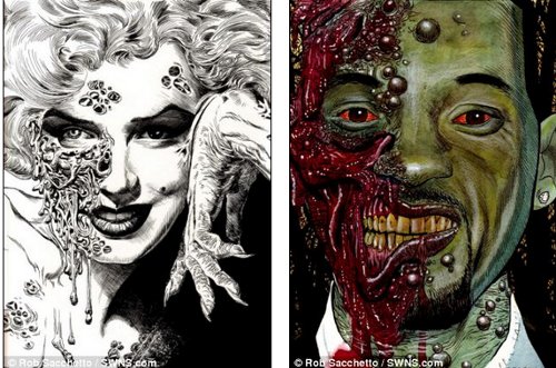 Marilyn Monroe y Will Smith | Rob Sacchetto (C)