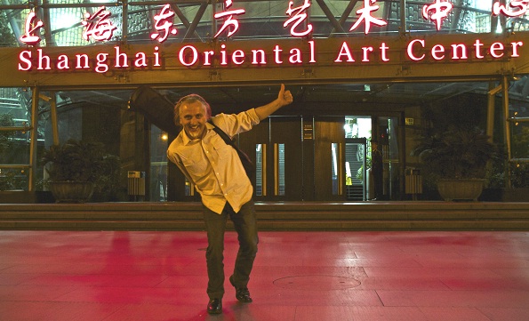 Andrés Godoy en Shangai
