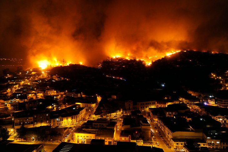 Incendio en Valparaíso | Pablo Ovalle/AgenciaUNO