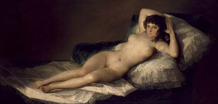 La Maja desnuda” de Francisco de Goya y Lucientes. Museo del Prado.
