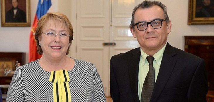 Presidenta Bachelet y Horacio C. M- CNCA