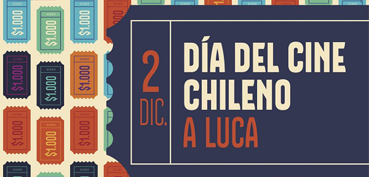 Detalle del afiche del Día del cine chileno