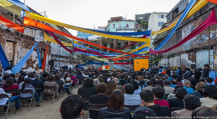 Inauguración Puerto Ideas Valparaíso 2014. Foto Consejo de la Cultura.