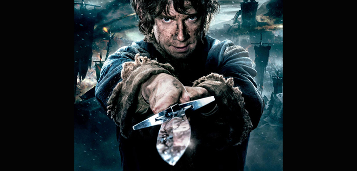 Detalle del afiche de Hobbit