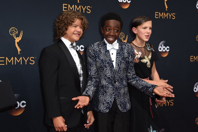 Niños de Stranger Things en Emmys