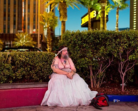USA, Las Vegas, 23 August 2014From the series "Insert Coin". Street performer on the strip.