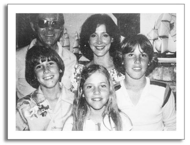 Nicholas Sparks y su familia