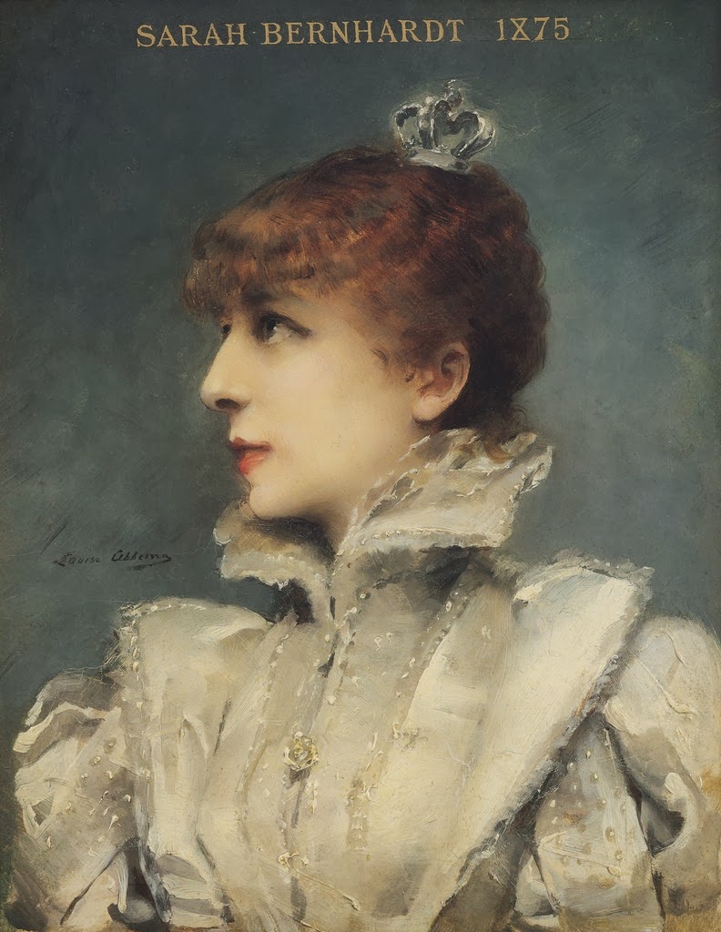 Sarah Bernhardt era asidua al lápiz labial rojo